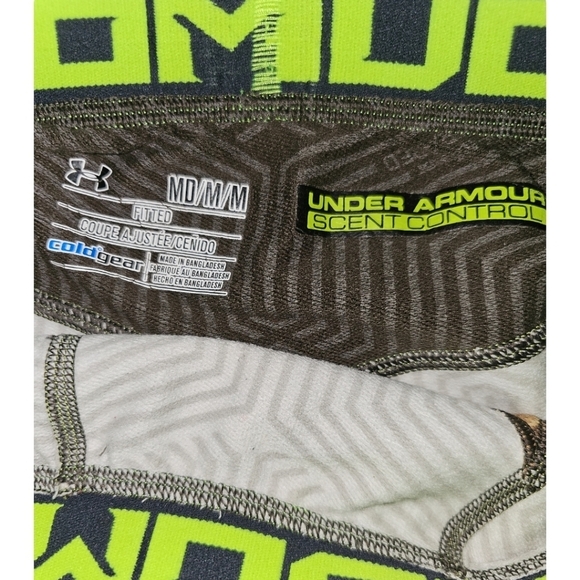Camo Under Armour Cold Gear Long Underwear Under Pants Fitted Medium - Picture 2 of 4